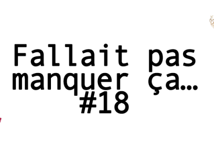 Fallait pas manquer ça… #18